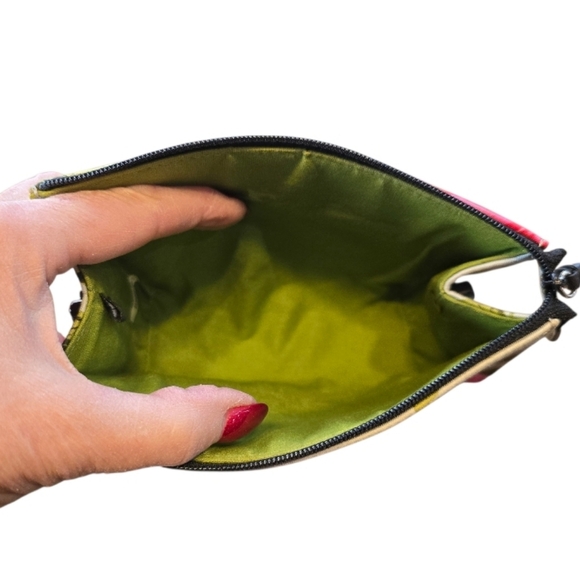 Kate Spade Blue Pink Cabbage Rose Mini Handbag - Picture 4 of 11